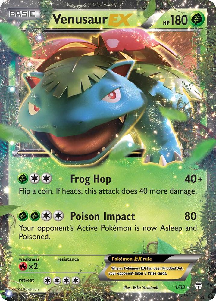 Venusaur EX 1/83- Generations (GEN)