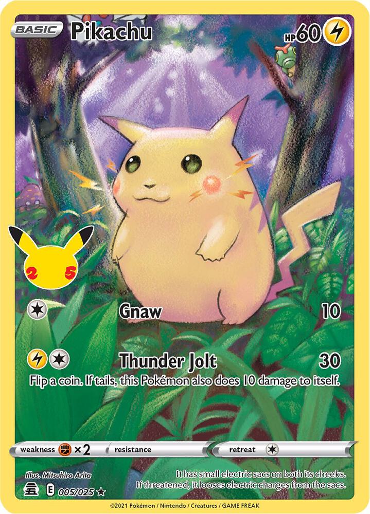 Pikachu| 005/025| Celebrations (CLB)