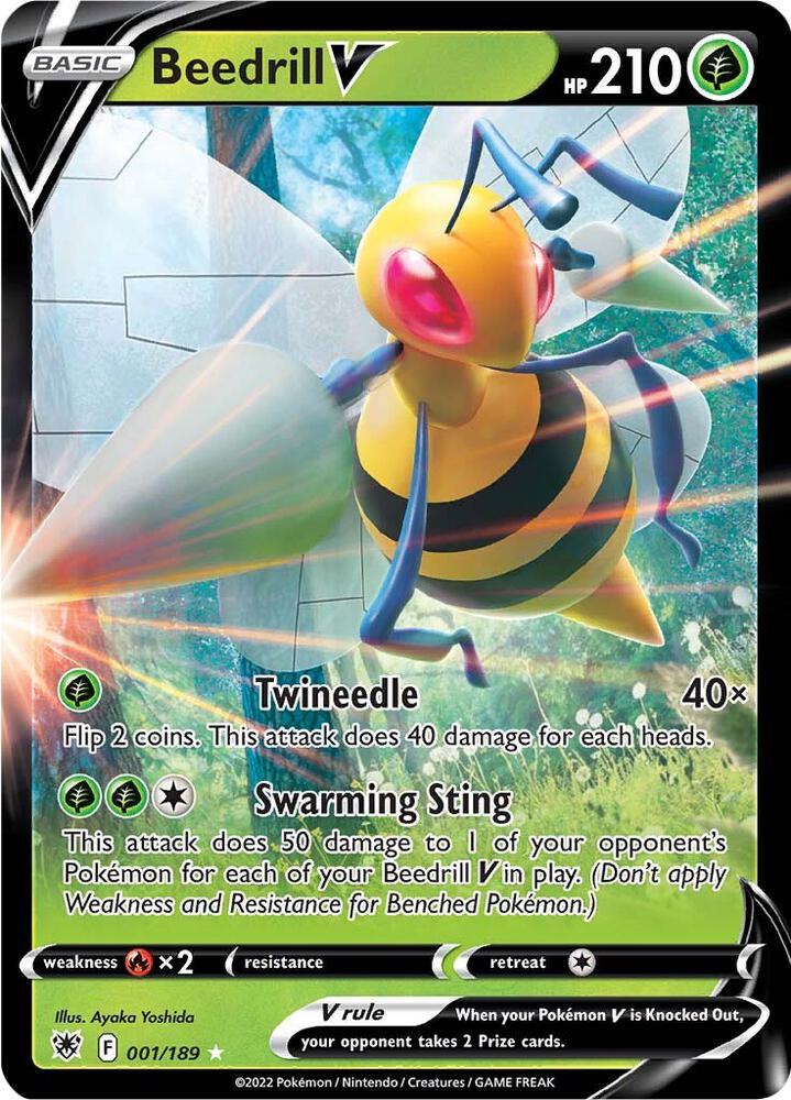 Beedrill V 001/189 Astral Radiance (SWSH10)