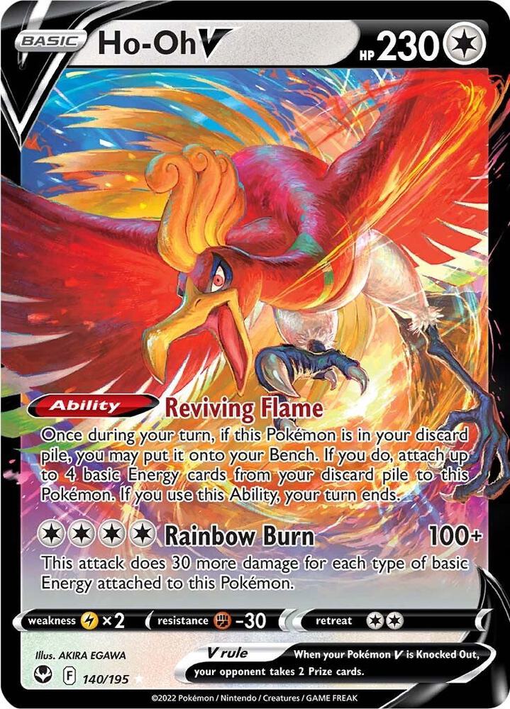 Ho-Oh V 140/195 Silver Tempest (SWSH12)
