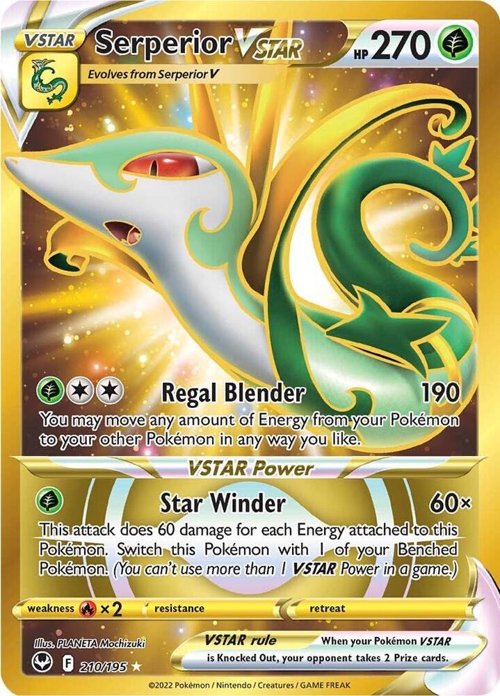 Serperior VSTAR 210/195 SWSH12: Silver Tempest (SWSH12)