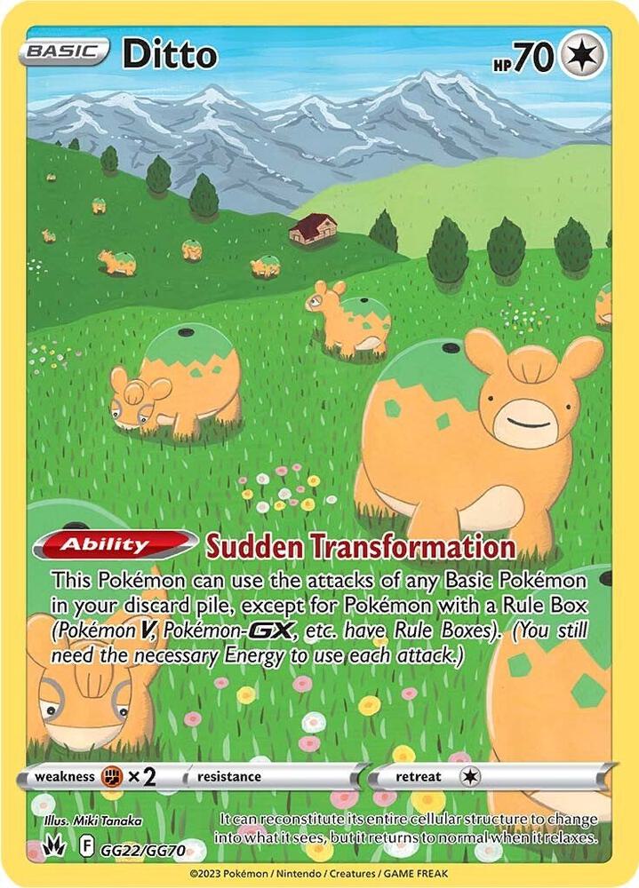 Ditto GG20/GG70 Crown Zenith: Galarian Gallery (CRZ:GG)