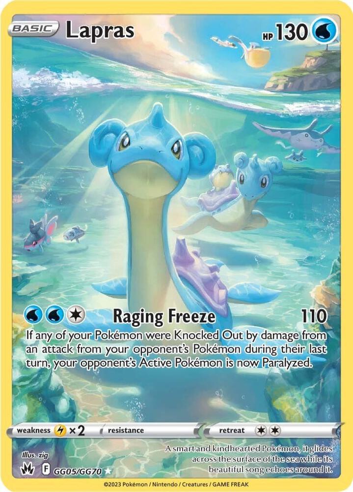 Lapras GG05/GG70 Crown Zenith: Galarian Gallery (CRZ:GG)