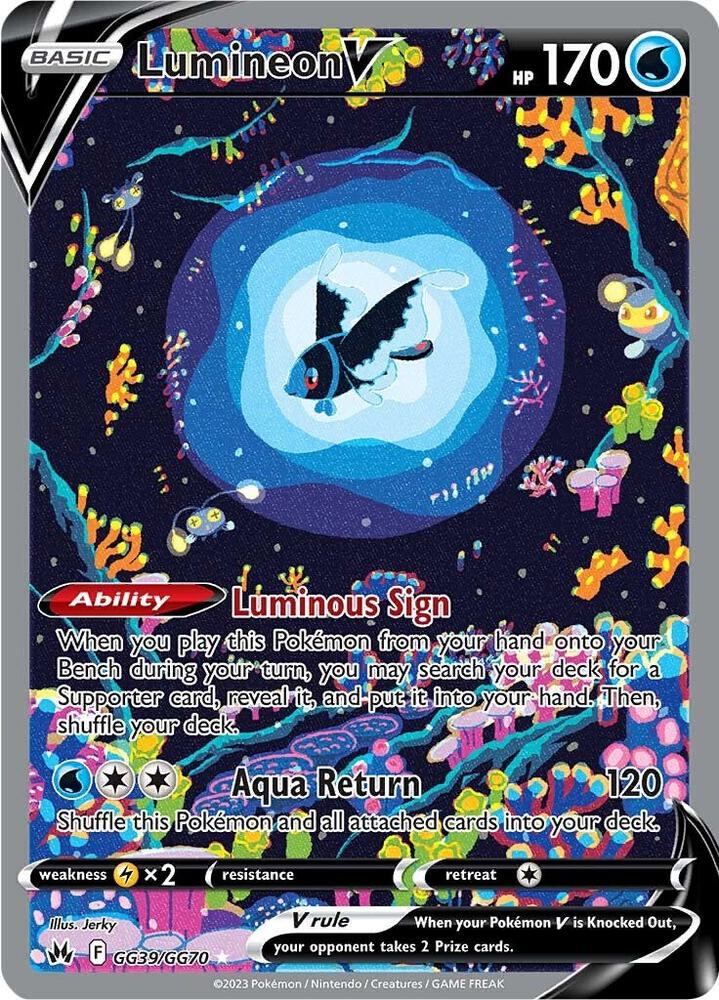 Lumineon V GG39/GG70 Crown Zenith: Galarian Gallery (CRZ:GG)