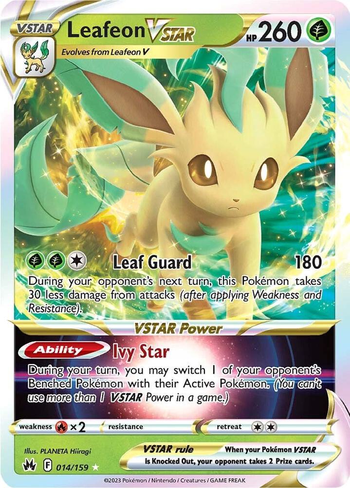 Leafeon VSTAR 014/159 Crown Zenith (CRZ)