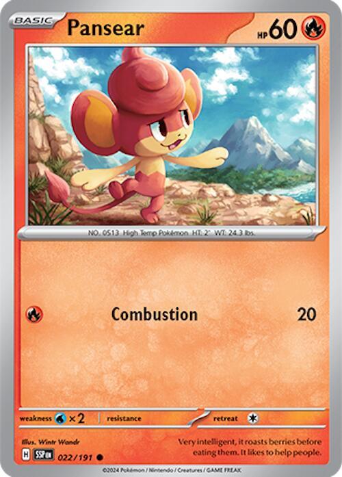 Pansear REV HOLO 022/191 Surging Sparks (SSP)
