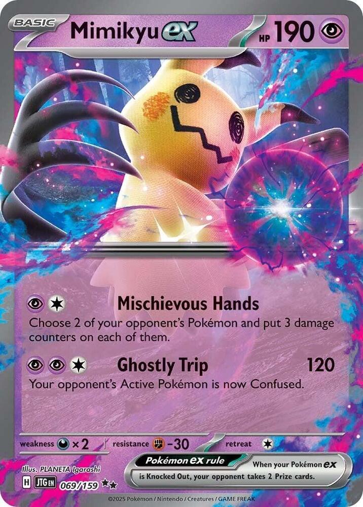 Mimikyu ex | 069/159 |Journey Together (JTG)