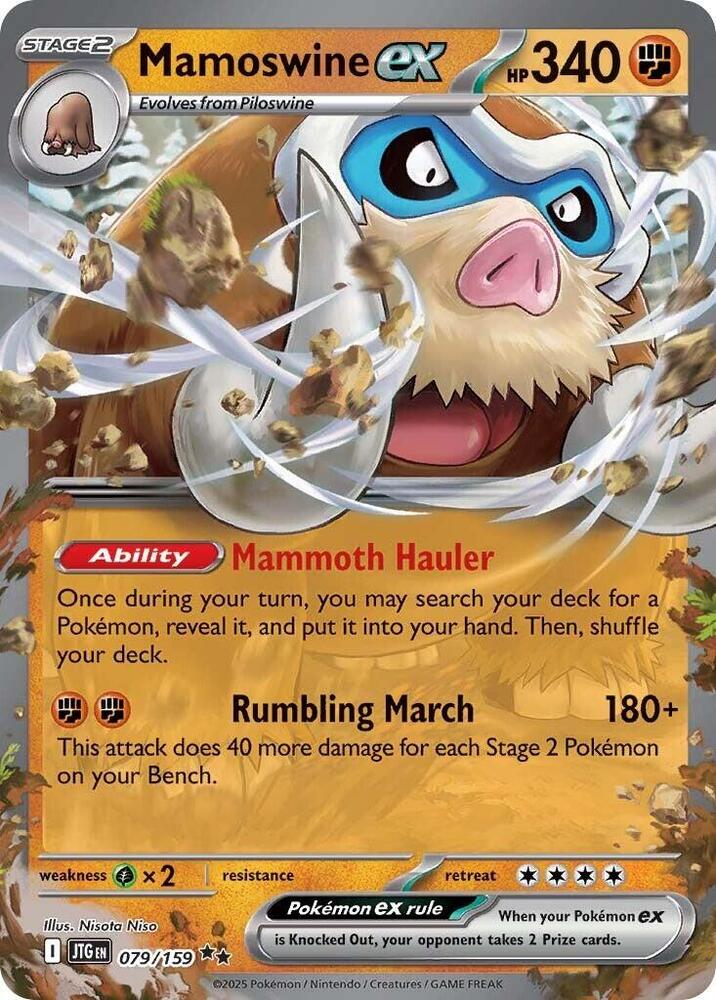 Mamoswine ex |079/159 | Journey Together (JTG)