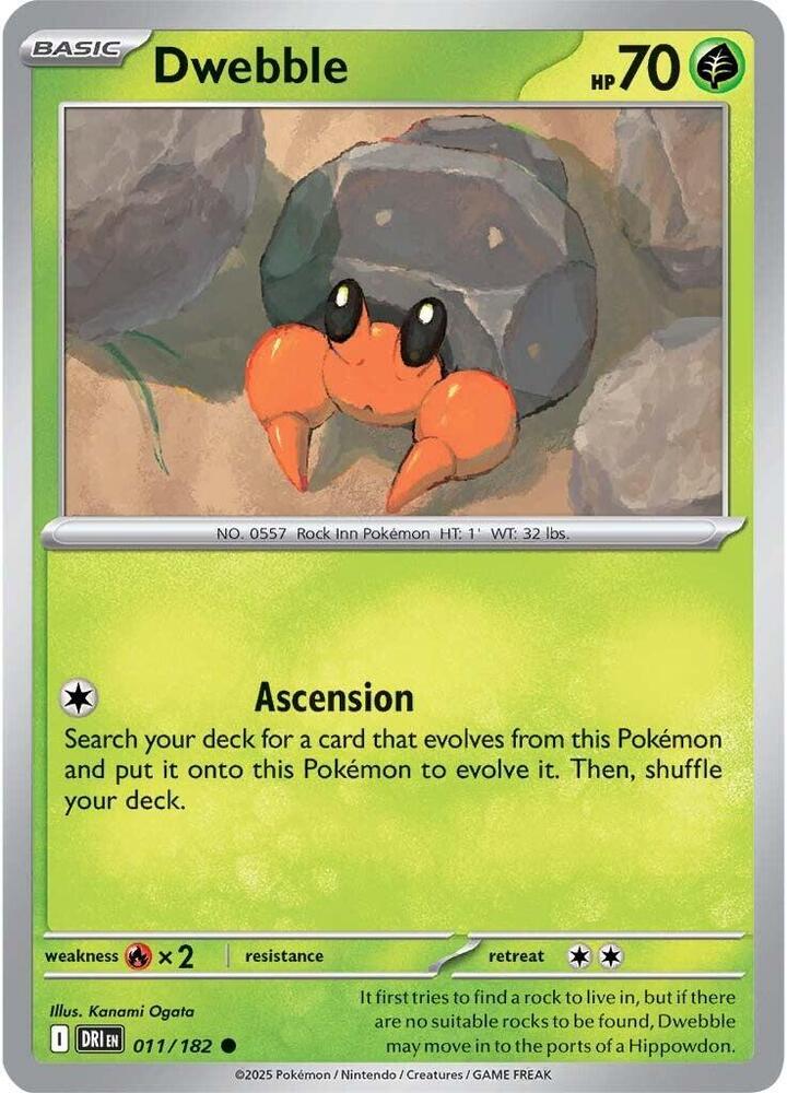 Dwebble 011/182 Destined Rivals (DRI)