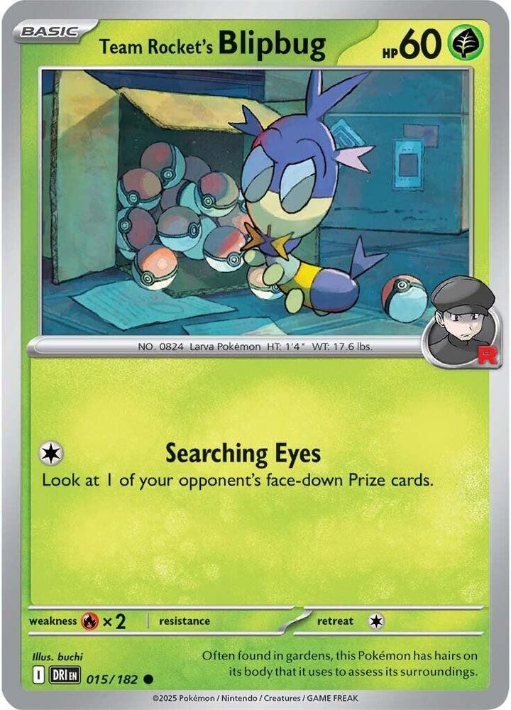 Team Rocket's Blipbug 015/182 Destined Rivals (DRI)