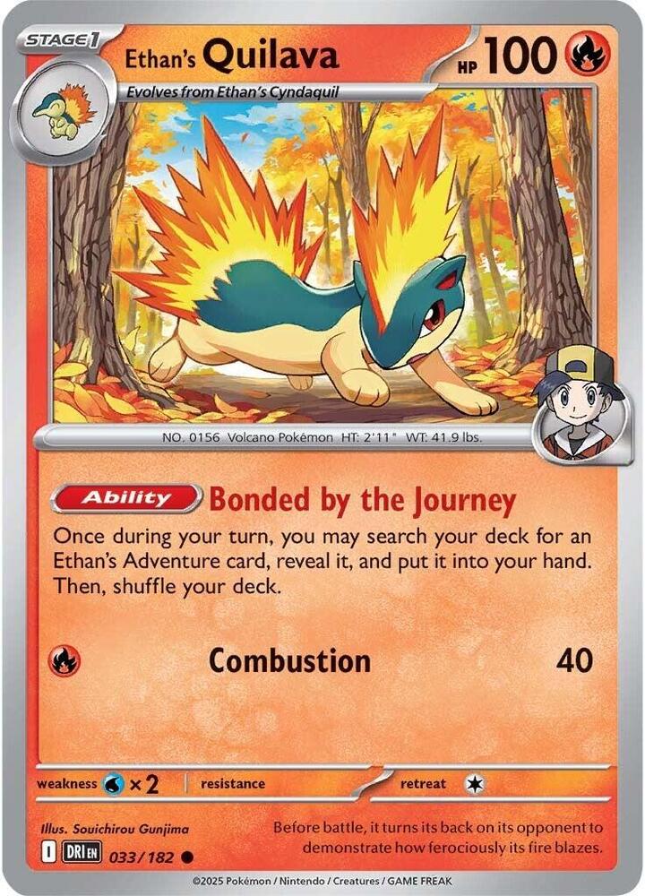 Ethan's Quilava 033/182 Destined Rivals (DRI)