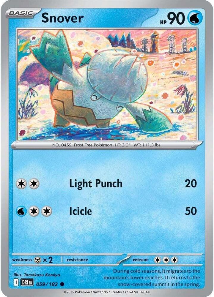 Snover Reverse HOLO 59/182 Destined Rivals (DRI)