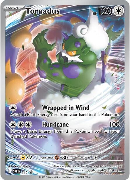 Tornadus Sealed Scarlet & Violet Promo Cards (SVP)