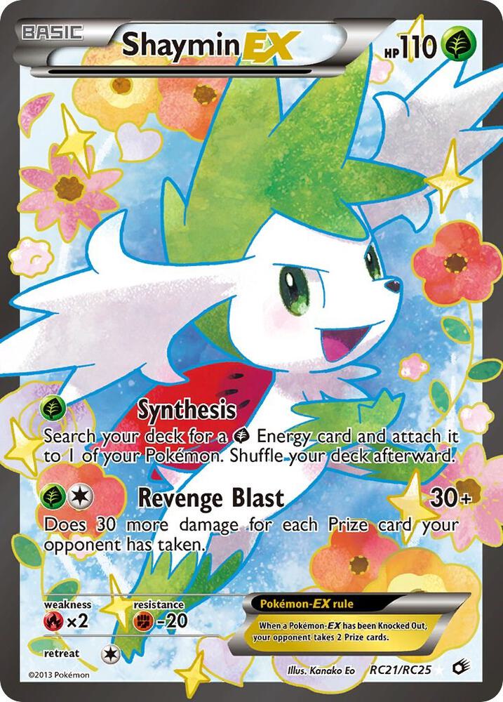Shaymin EX (Full Art) - Legendary Treasures Rc 21/Rc 25 Radiant Collection (LTR)