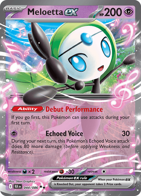 Meloetta ex Black Bolt (BLK)