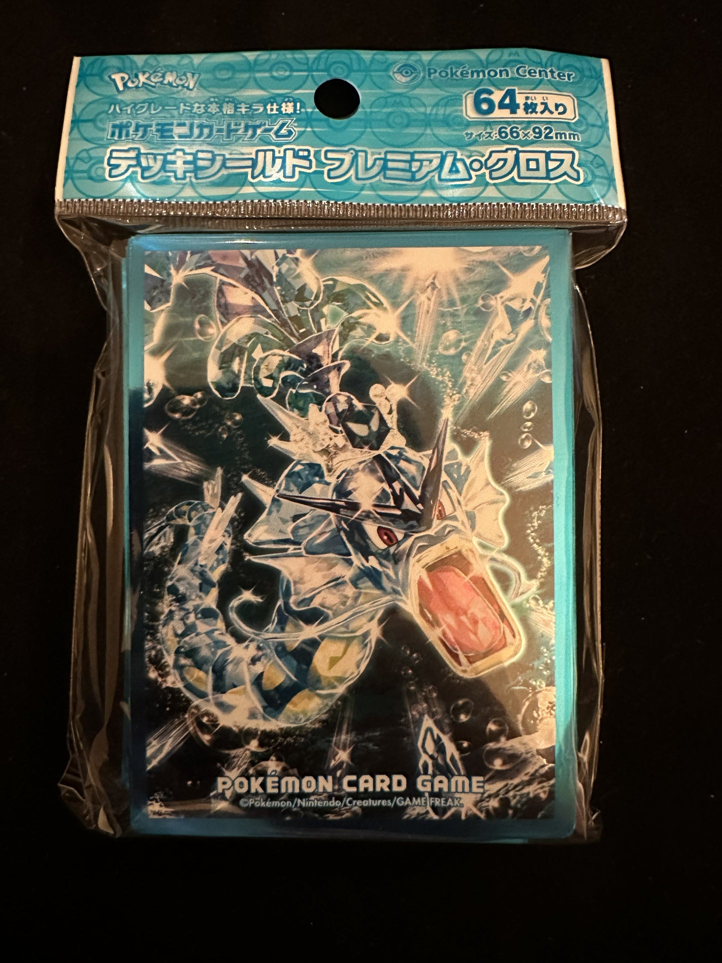 Pokemon Center Japan Exclusive Card Sleeves - Terastal Gyarados (64-Pack)