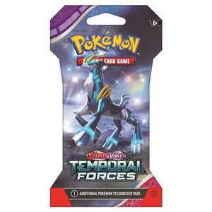 Pokémon trading card game booster pack with character illustration on a white background