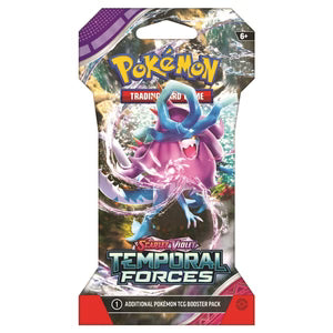 Pokémon trading card game pack featuring a character from the 'Temporal Forces' series.