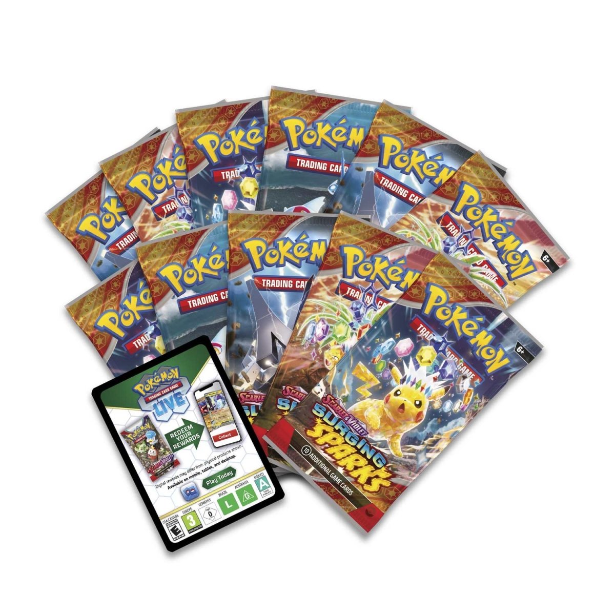 Pokemon | Scarlet & Violet |Surging Sparks | Elite Trainer Box