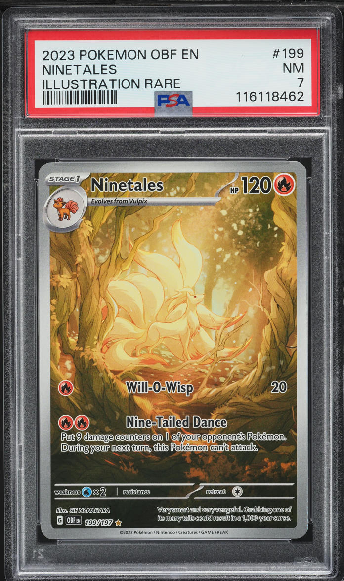 Ninetales | IR |Scarlet & Violet Obsidian Flames|PSA