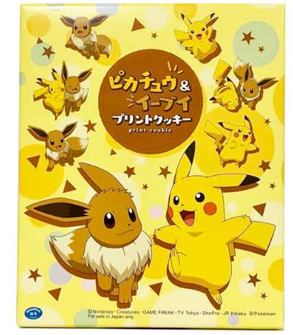 Pokemon biscuits Eevee & Pikachu