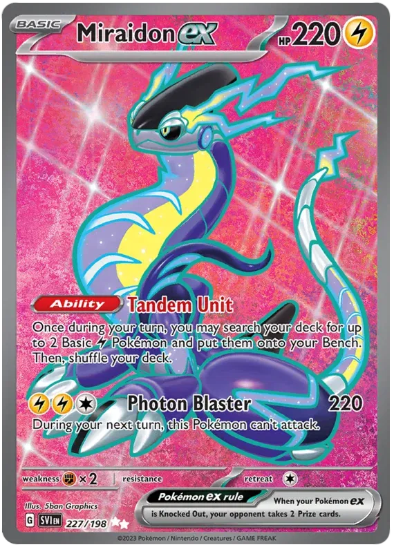 Miraidon ex - 227/198 - SV01: Scarlet & Violet Base Set (SVI)