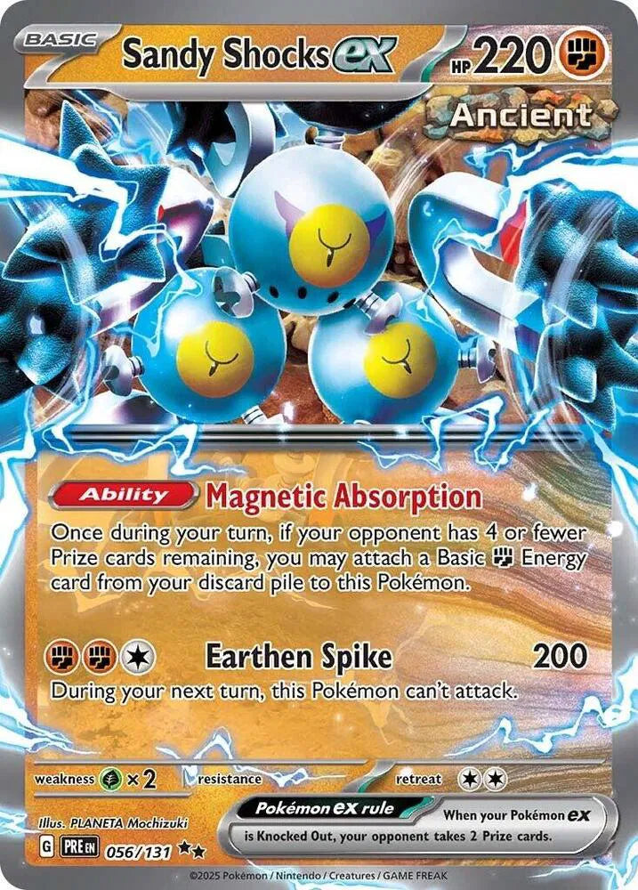Sandy Shocks ex Prismatic Evolutions Double Rare • 056/131 Holofoil