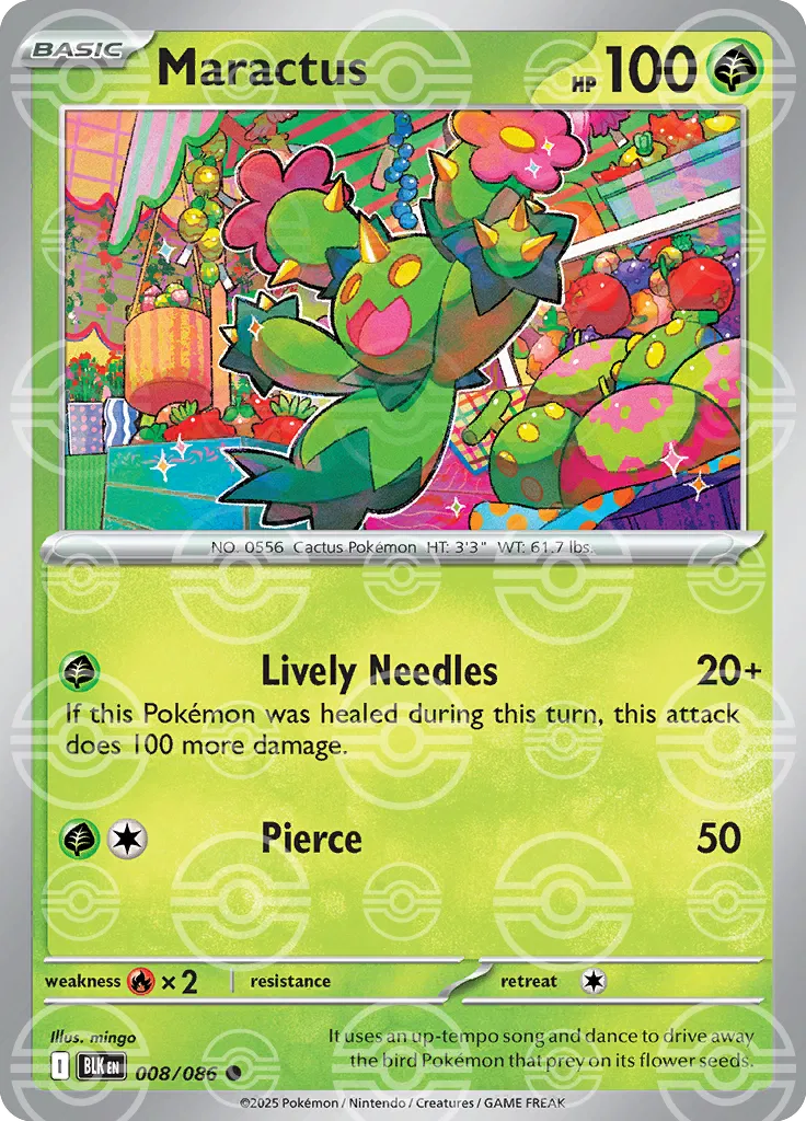 Maractus 008/086 (Poke Ball Pattern)