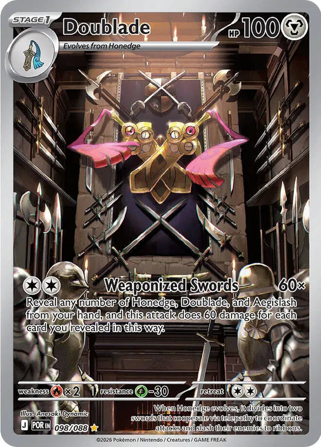 Doublade Perfect Order Illustration Rare 098/088