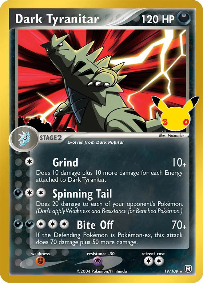 Dark Tyranitar 30th Celebration: Classic Collection Classic Collection 19/109