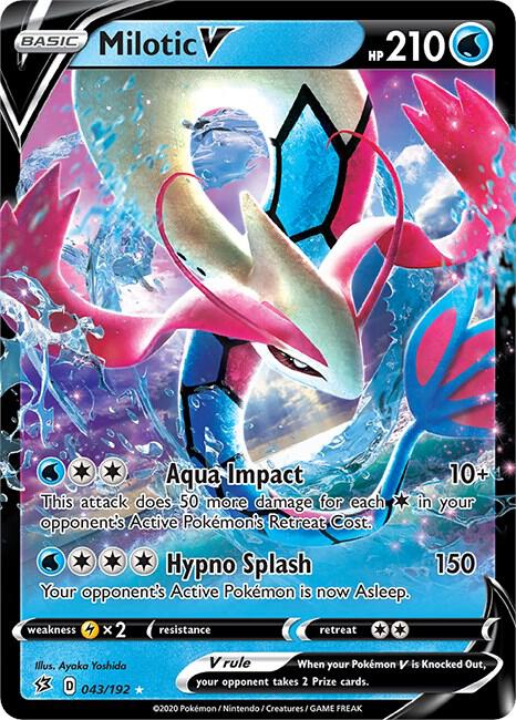 Milotic V - 043/192 Rebel Clash (SWSH02)