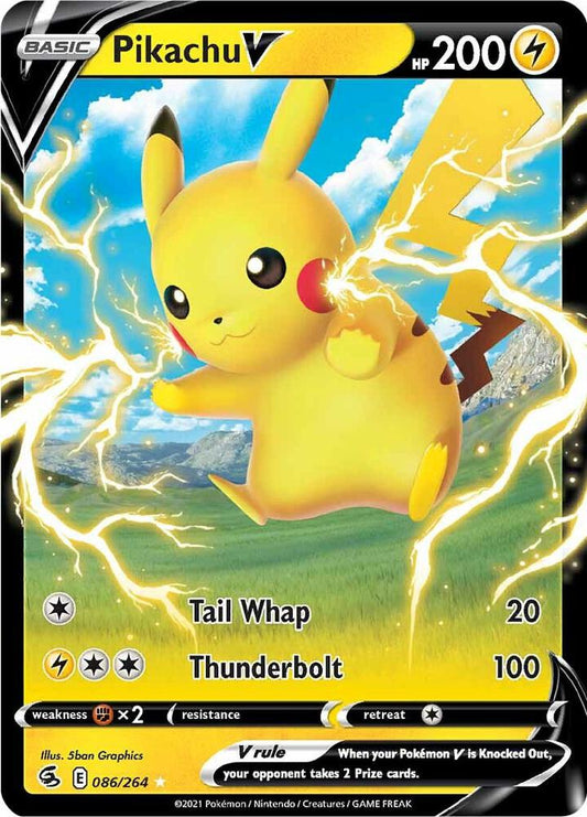 Pikachu V 086/264 Fusion Strike (SWSH08)