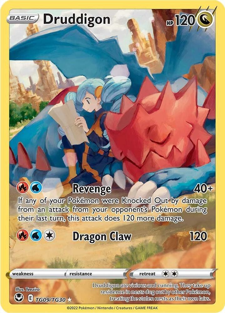 Druddigon -TG09/tg 30 Silver Tempest Trainer Gallery (SWSH12: TG)