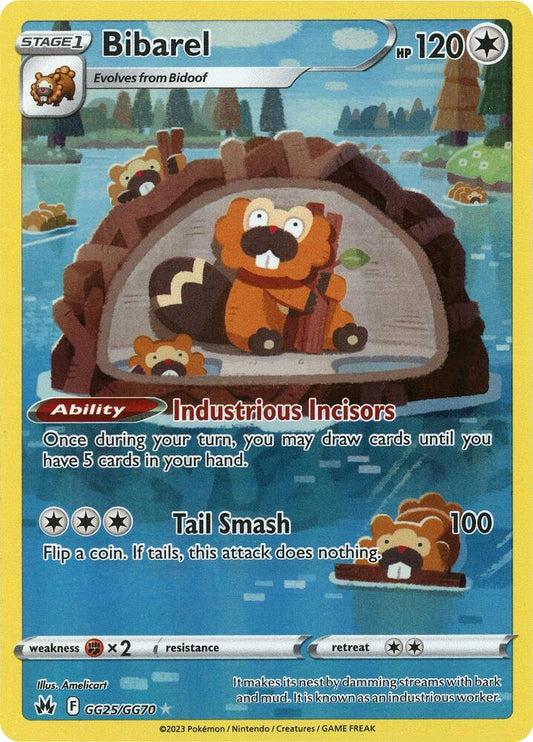 Bibarel GG25/GG70 Crown Zenith: Galarian Gallery (CRZ:GG)