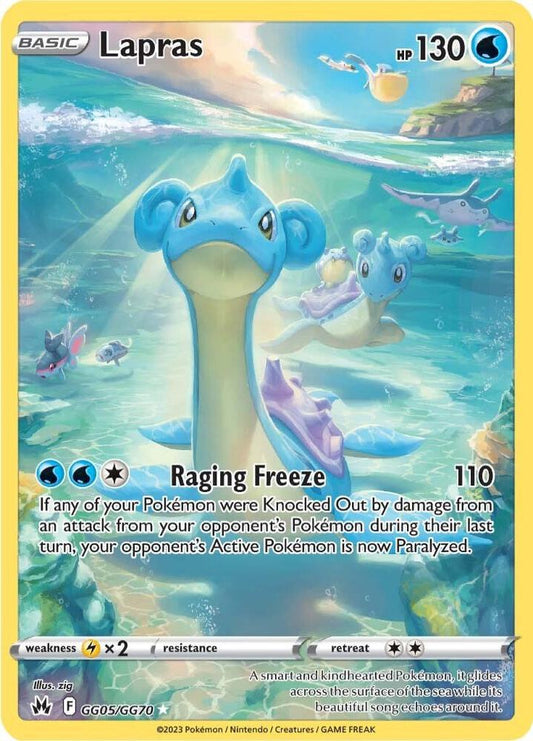 Lapras GG05/GG70 Crown Zenith: Galarian Gallery (CRZ:GG)