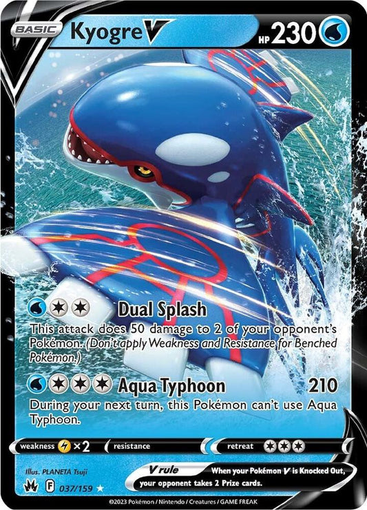 Kyogre V 037/159 Crown Zenith (CRZ)