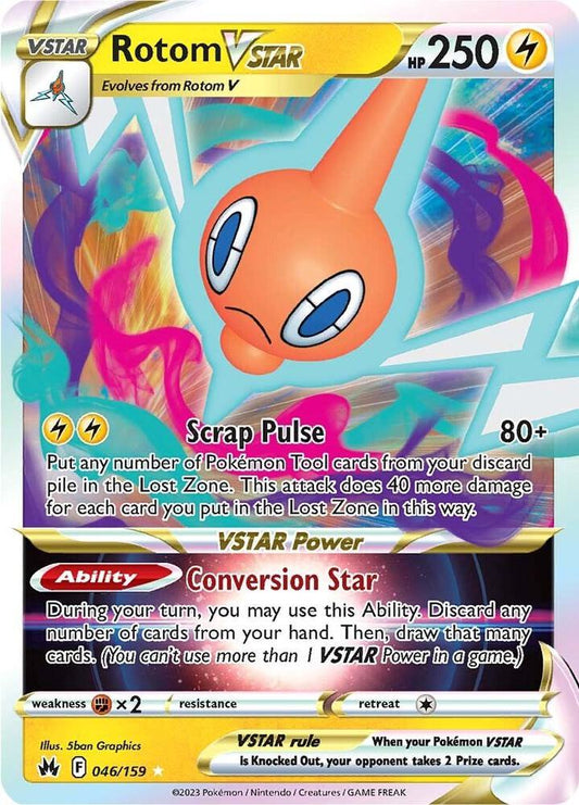 Rotom VSTAR 046/159 Crown Zenith (CRZ)