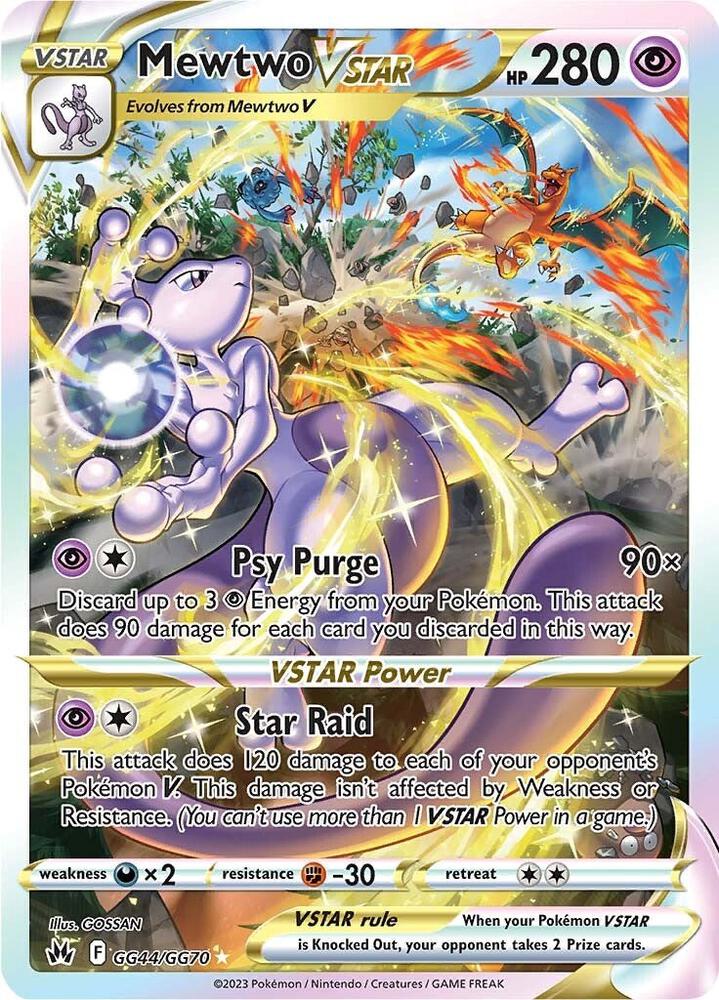 Mewtwo VSTAR GG44/GG70- SWSH: Crown Zenith: Galarian Gallery (CRZ:GG)