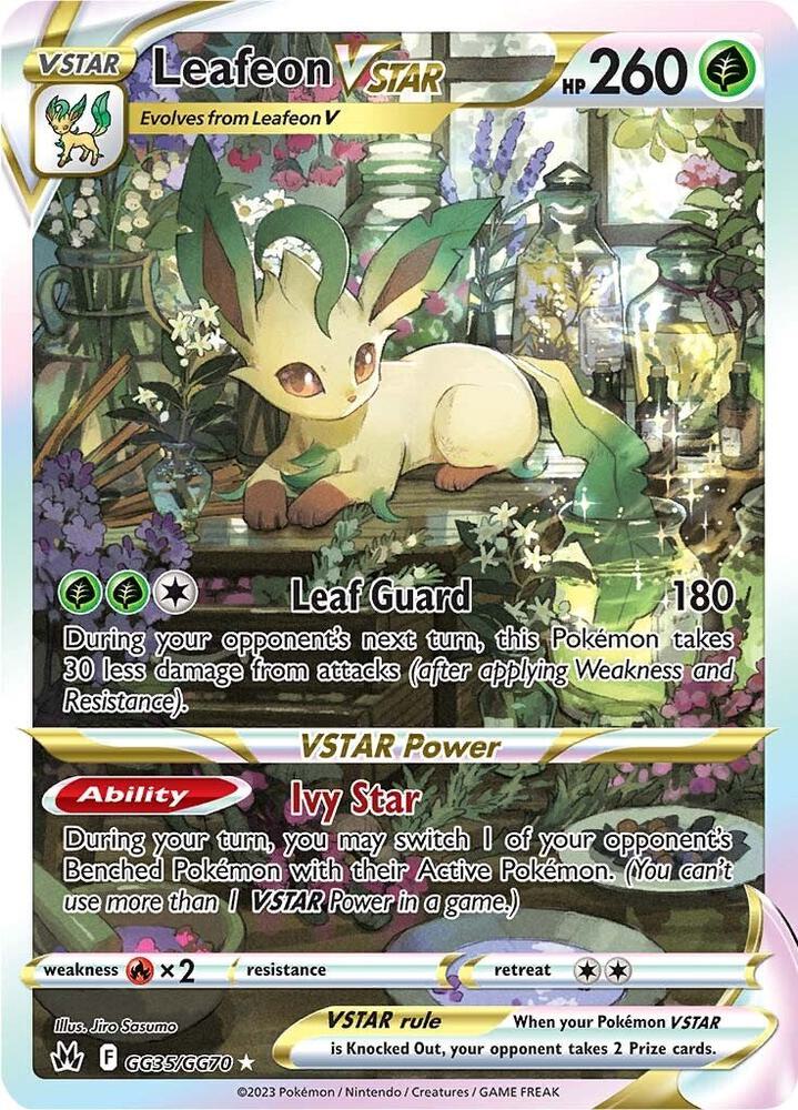 Leafeon VSTAR GG35/GG70 Crown Zenith: Galarian Gallery (CRZ:GG)