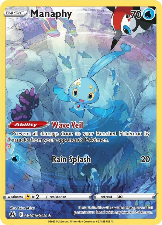 Manaphy GG06/GG70 Crown Zenith: Galarian Gallery (CRZ:GG)