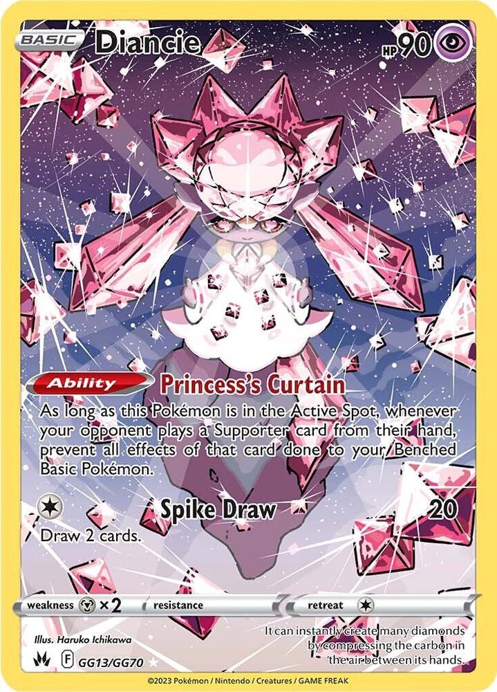Diancie - GG13/GG70  Crown Zenith: Galarian Gallery (CRZ:GG)