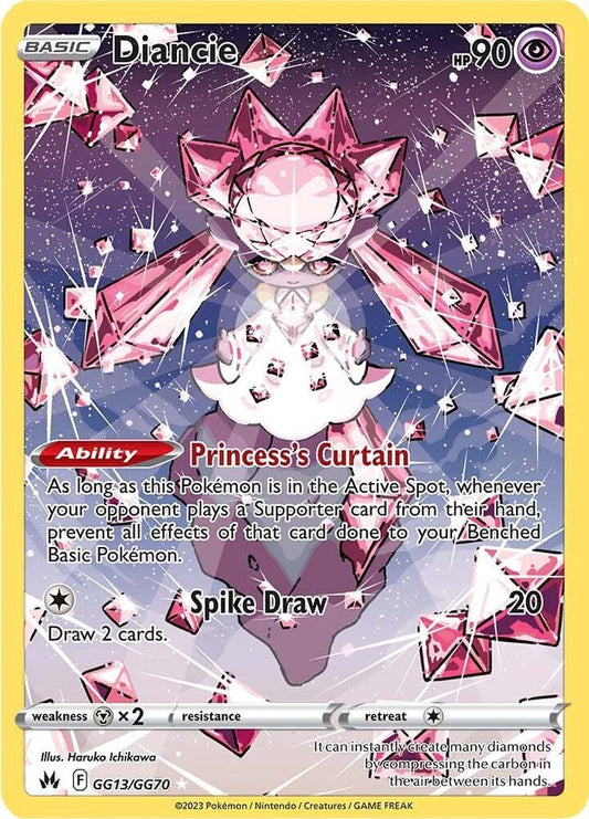 Diancie - GG13/GG70  Crown Zenith: Galarian Gallery (CRZ:GG)