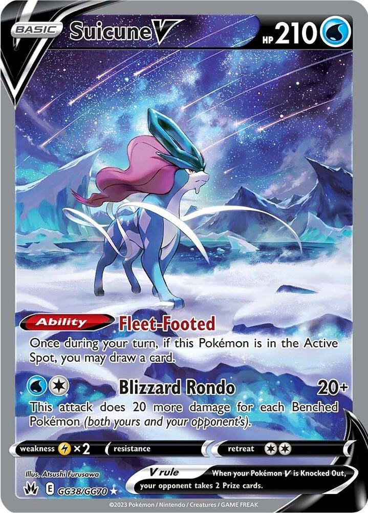 Suicune V - GG38/GG70 SWSH: Crown Zenith: Galarian Gallery (CRZ:GG)