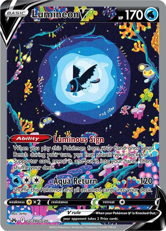 Lumineon V GG39/GG70 Crown Zenith: Galarian Gallery (CRZ:GG)