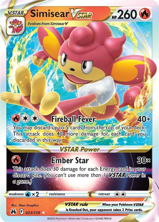 Simisear VSTAR 023/159 Crown Zenith (CRZ)