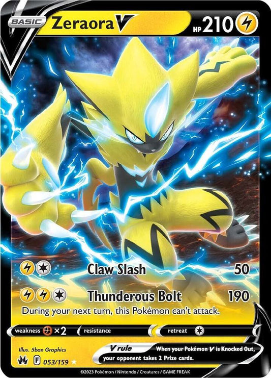 Zeraora V 053/159 Crown Zenith (CRZ)