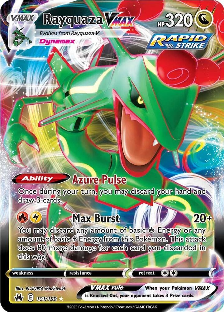 Rayquaza VMAX 101/159 Crown Zenith (CRZ)