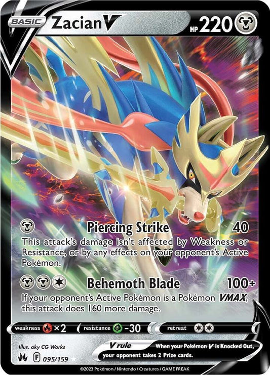 Zacian V 095/159 Crown Zenith (CRZ)