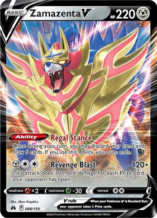 Zamazenta V 098/159 Crown Zenith (CRZ)