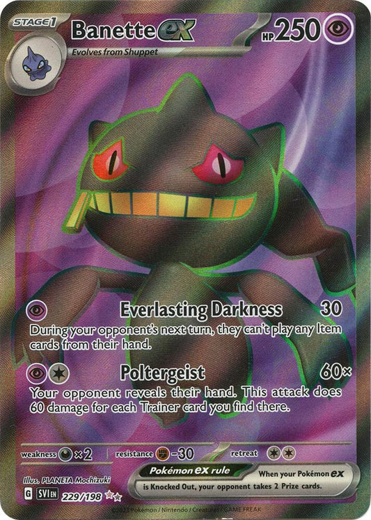 Banette ex 229/198 Scarlet & Violet Base Set (SVI)